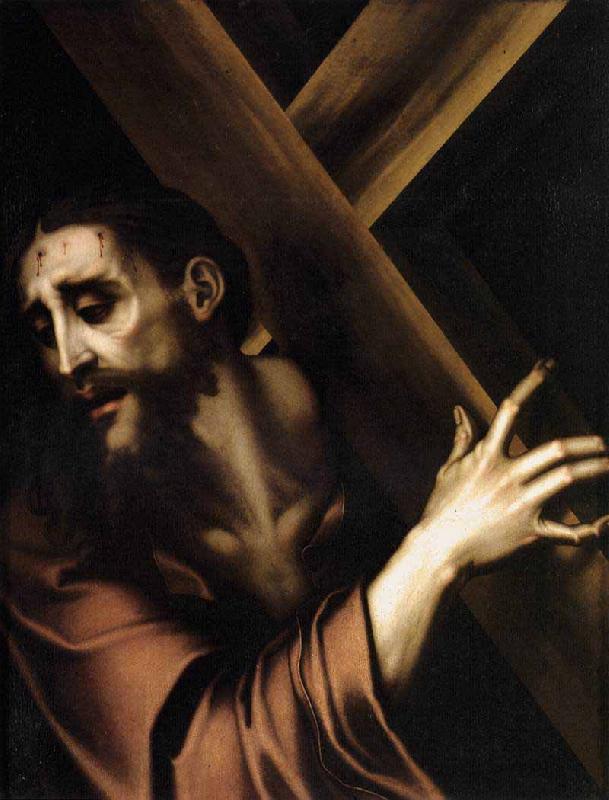 Luis de Morales Christ Carrying the Cross oil painting image
